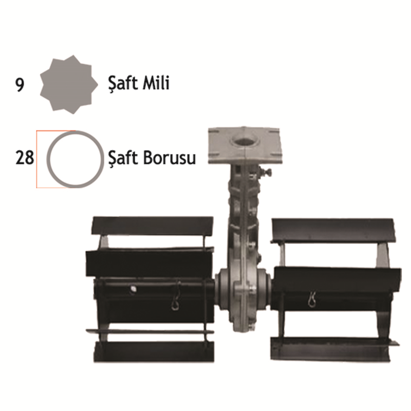 BACO TIRPAN OT SIYIRMA APARATI 28 MM 9 KÖŞE