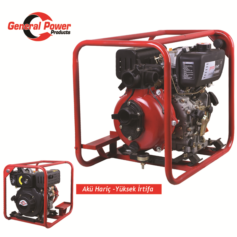 GENERAL POWER SU MOTORU DİZEL 2" 7.0 HP YÜKSEK BASINÇLI