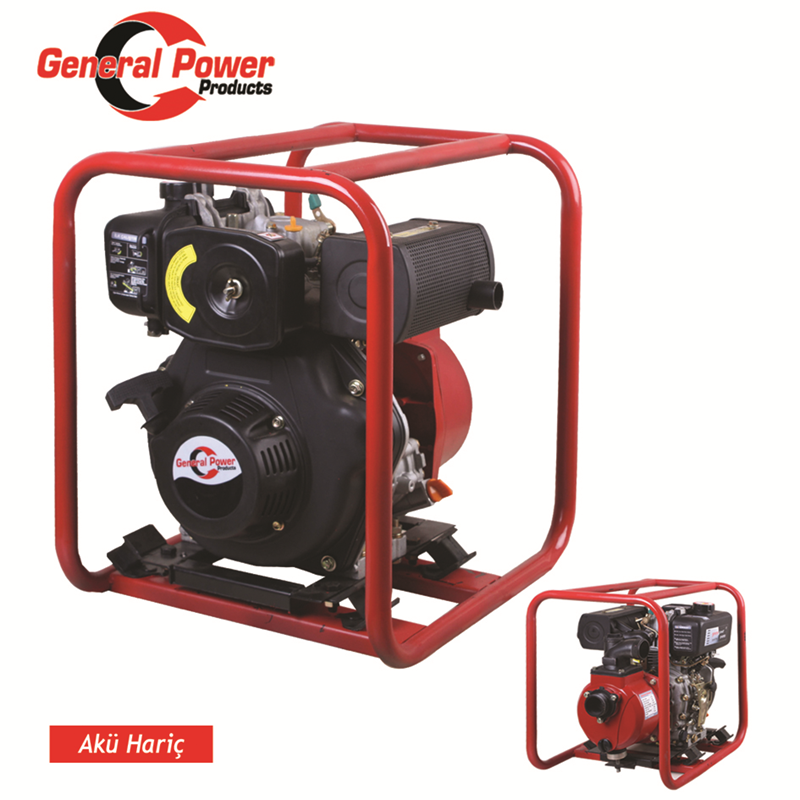 GENERAL POWER SU MOTORU DİZEL 2" 5.0 HP İPLİ