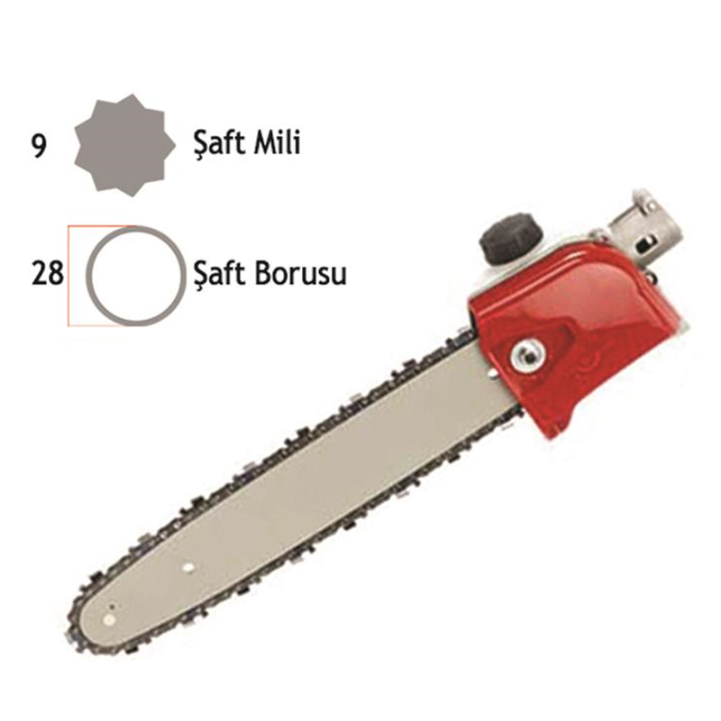 GENERAL POWER YÜKSEK DAL TESTERE GRUBU KOMPLE 28MM 9KÖŞE