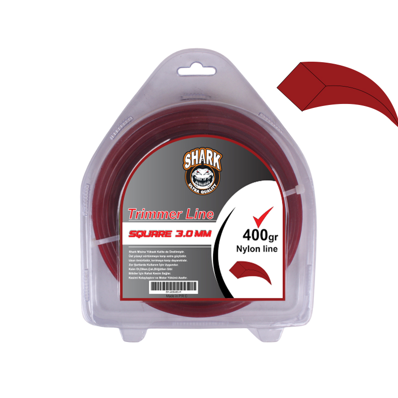 SHARK MİSİNA 3.0 MM KARE -PAKET